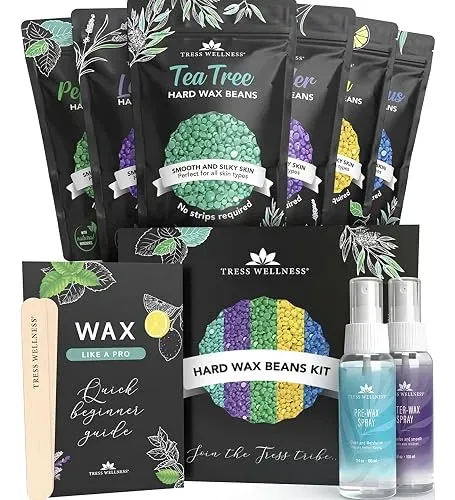 Tress Wellness Perlas De Cera Para Depilar Kit Completo