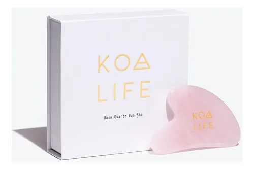 Gua Sha Facial Cuarzo Rosa Masaje Detox Piel