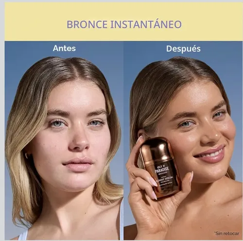 Isle Of Paradise Bronzer Golden Hour Sunny Serum Facial
