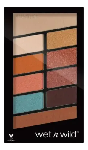 Paleta De Sombras Wet N Wild Color Icon 10 Sombras Eyeshadow Color de la sombra Not a basic peach
