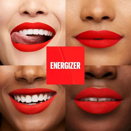 Lápiz labial Maybelline Super Stay Matte Ink de larga duración Color 445 Energizer