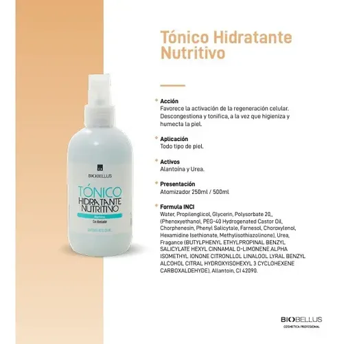 Biobellus Tónico Hidratante Y Suero Niacinamida Cuidado Piel