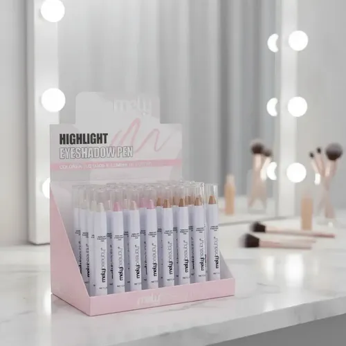 Lápiz Sombra Ojos Mely Kbeauty Iluminador X4 Tonos Premium