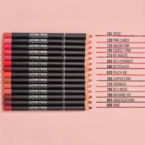 Lápiz De Contorno De Labios Rimmel Lasting Finish 8hr Vino
