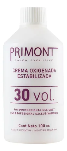 Primont Crema Oxigenada Tintura 30 Volúmenes De 100 Cc X 6 U