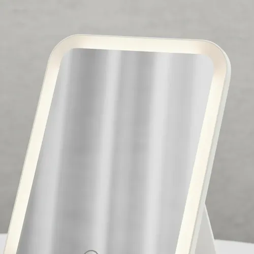 Espejo Con Luz Led Touch Portatil Para Maquillaje Recargable