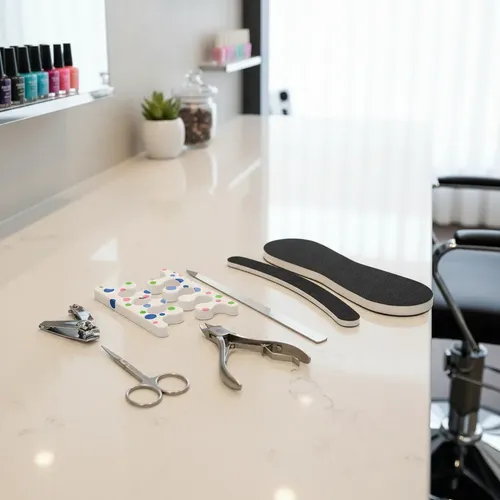 Kit Set Manicuría Pedicuría Profesional 7 Piezas Acero Inox