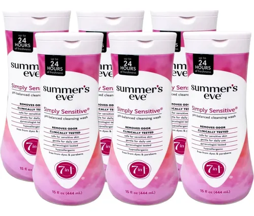 Jabón Femenino Summers Eve 444ml 6 Pack
