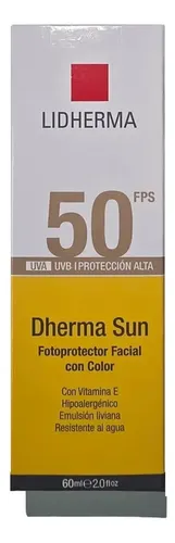 Dherma Sun Protector Facial Color Fps 50 Prot. Alta Uvb/uva
