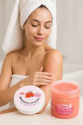 Kiss Beauty Body Scrub Exfoliante Corporal Frutilla