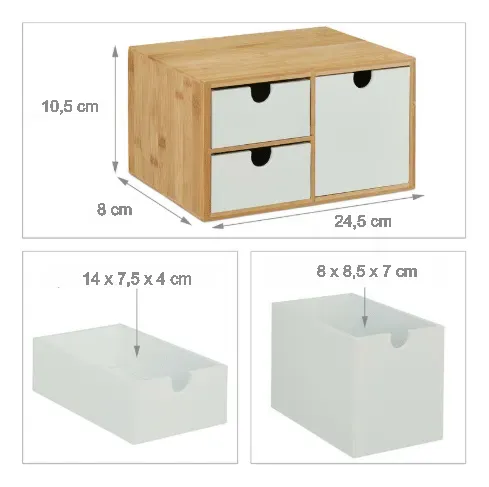 Organizador De Maquillaje De Escritorio Alhajero Joyas Baño!