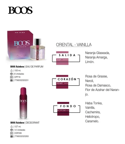 Perfume Boos Rainbow 100ml Mujer + 127ml Floral