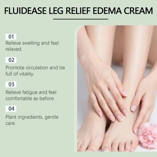 Crema Para Piernas Alivio De Edemas Para Piernas Y Pies