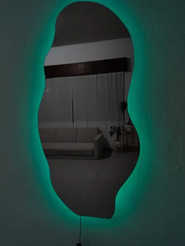 Espejo Curvo Con Luz Led