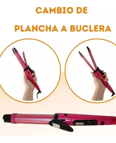 Planchita Y Buclera Para El Pelo 2 En 1 Profesional.plancha