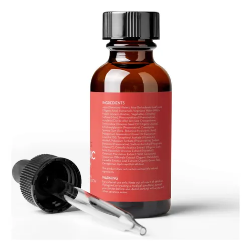 Sérum De Ácido Hialurónico Pure Body Naturals, 1 Onza, Para  Todo Tipo De Piel Día/noche