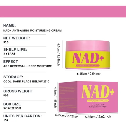 Crema Hidratante Facial Hidratante Y Resistente Nad Para Hid