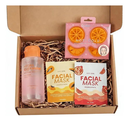 Box De Regalo Skincare City Girl Cuidado Facial Spa Relax