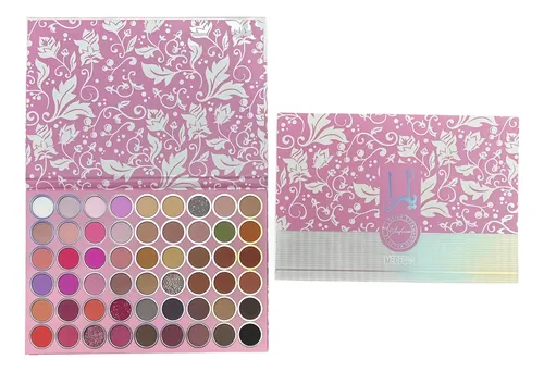 Paleta De Sombras 54 Colores Mates Y Brillos Maquillaje Ojos