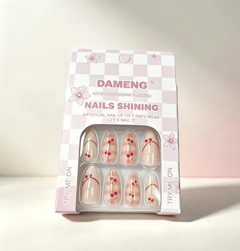 Dameng Uñas Postizas Almendra Universal