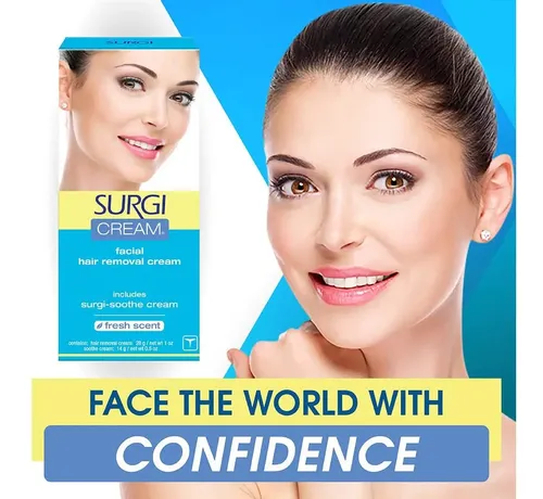 Crema Depilatoria Facial Surgi Wax 3 Tubos 28g Aloe Vera