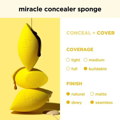 Esponja Para Mezclar Maquillaje Real Techniques Miracle Conc