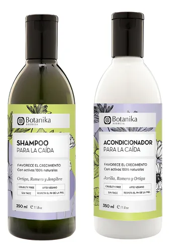Shampoo+acondicionador Botanika Para La Caida X350ml
