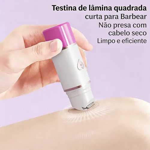 Afeitadora Mini Dual Sin Dolor Portátil Rosa