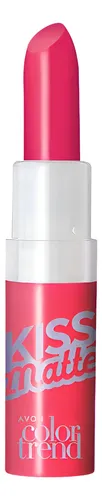 Avon Labial Color Trend Kiss Matte Fucsia