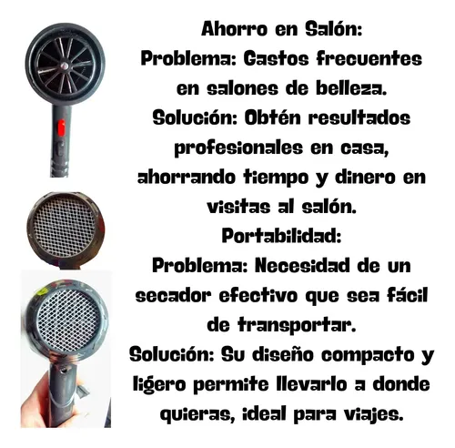 Secador De Pelo Profesional 2000w – Resultados Perfectos