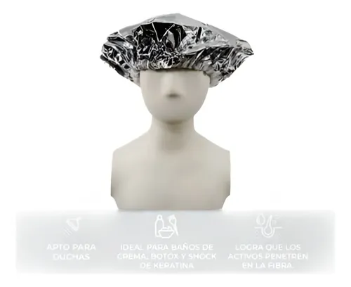 Gorro Metalizado Otamen Para Tratamientos Capilares No Eléctrico
