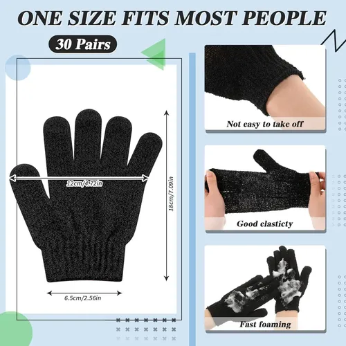 Guantes Exfoliantes Ramede 60 Piezas (exfoliación Corporal)
