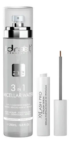 Idraet Serum Xxlashpro + Agua Micelar 3 En 1 200g