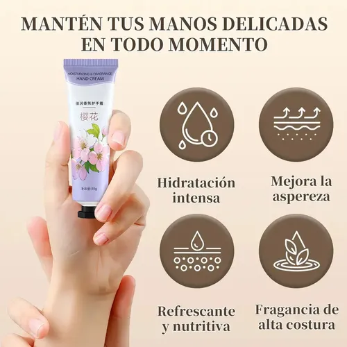 Pack 10 Cremas Manos Reparadoras Hidratantes