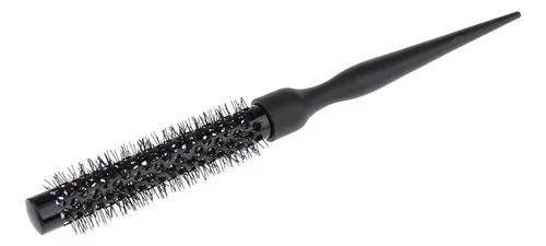 Cepillo Redondo De Nylon Para Alisar, Suavizar, Negro 1,5cm Negro