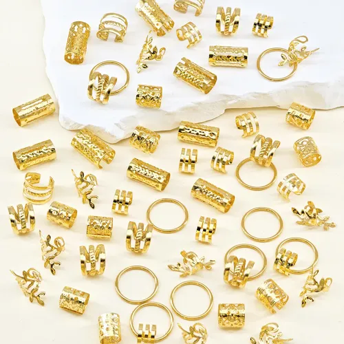 Anillos, Pinzas Y Accesorios De Oro Galvanizado, 180 Piezas