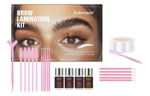 Kit De Laminación De Cejas Lakerain: Juego Completo Para Mas