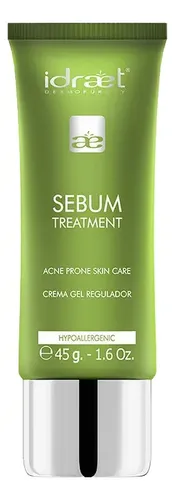 Sebum Crema Gel Regula Sebo Y Brillo Piel Grasa Acne Idraet
