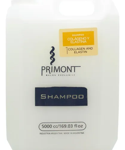 Primont Shampoo Colágeno Y Elastina Pelo Peluquería 5lt