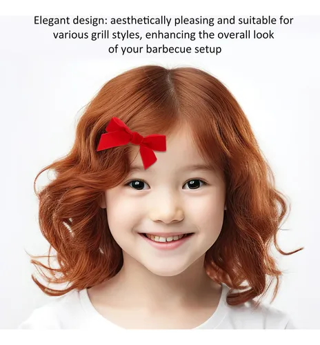 3 Lazos Rojos Para El Pelo, Cintas, Horquillas Para El Pelo,