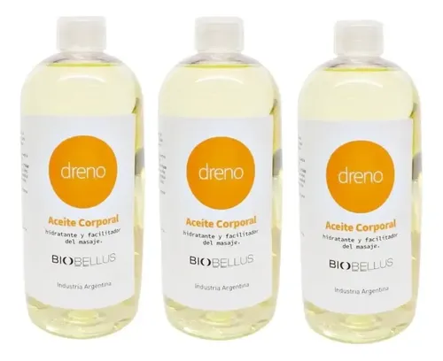 Crema Musculares 1kg + 3 Aceite Dreno 500ml – Biobellus Neutra