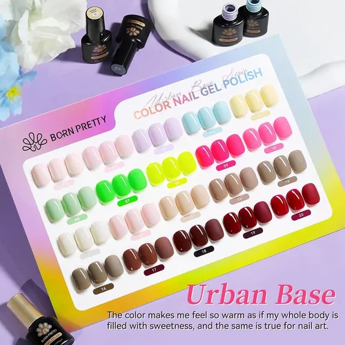 Set De Gel De Uñas Born Pretty 23 Piezas (base Y Top Coat)