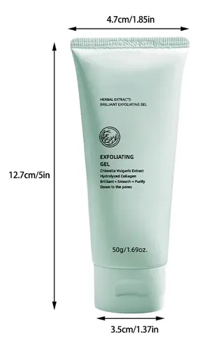 Gel Exfoliante Facial Herbal Extracts Para El Cuidado De Tex Todo Tipo De Piel Día/noche