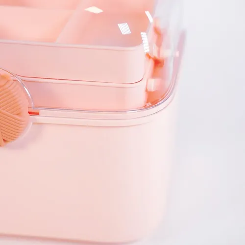 Caja Organizadora De Maquillaje Con Tapa