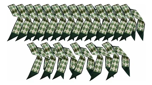 Diadema De Seda Simulada De 20 Piezas Para Verde Oscuro