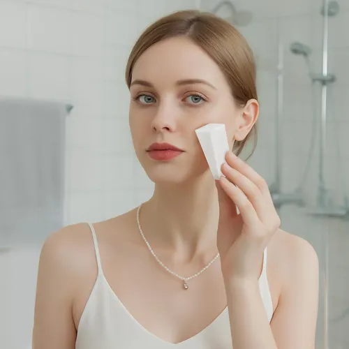 Esponjas Cosméticas Triangulares Lilac Paquete De 120 Unidad