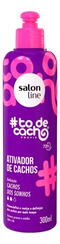 Salon Line Cachos Dos Sonhos Activador Rulos Definición 300g