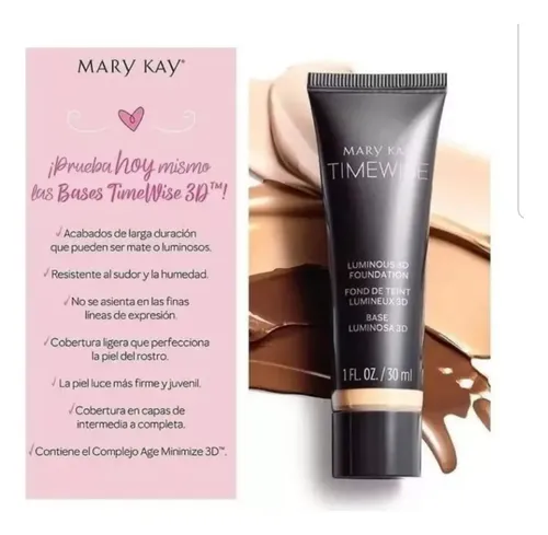 Base De Maquillaje Nueva Larga Duración Mate 3d Antiedad