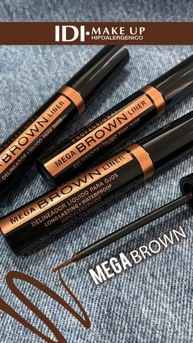 Idi Delineador Liquido Mega 01 Brown