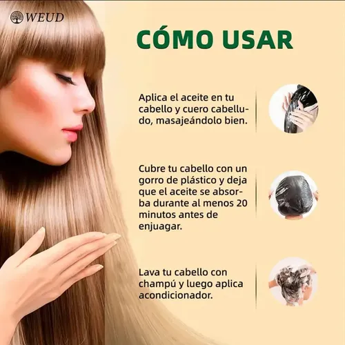 Aceite Para El Crecimiento Del Cabello Weud Ultimate 2pcs
